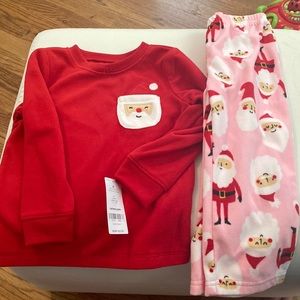 Carters 2T Santa Jammie’s